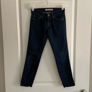 J Brand The Deal Size 23 Skinny Dark Zipper Jeans